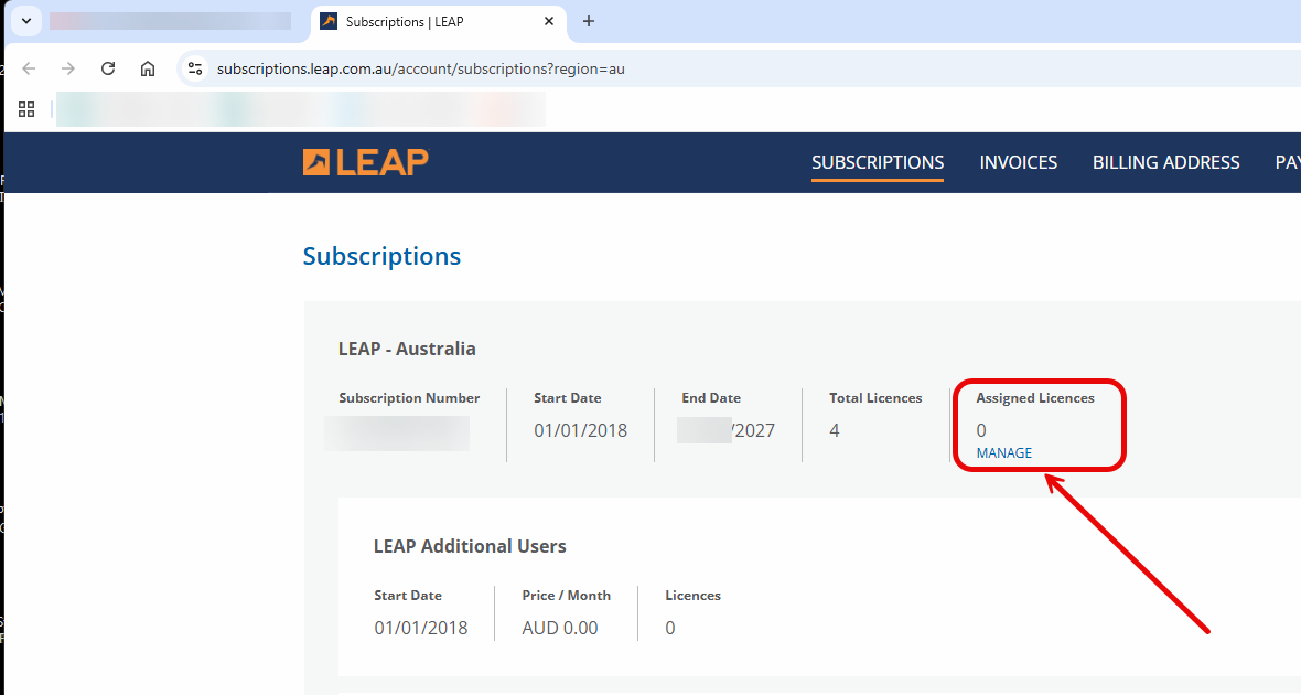 Manage LEAP Users